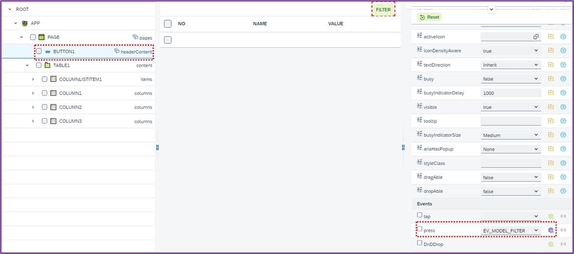 UI 이벤트에 필터 Method 추가